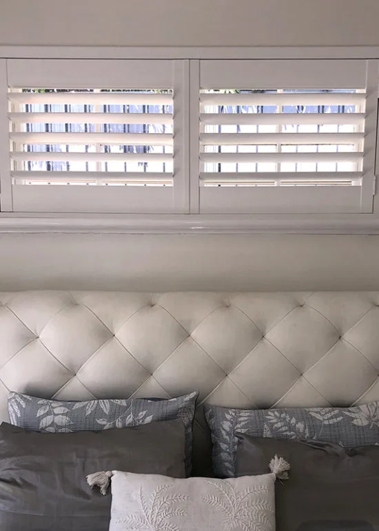 Master Bedroom Timber Shutters